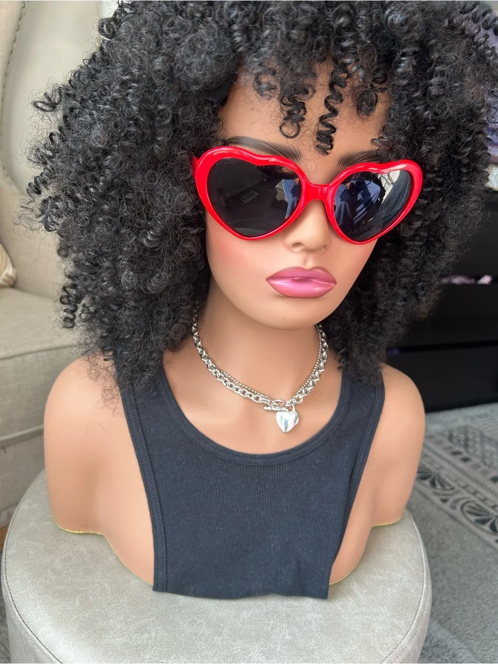 ✨NEW Red Heart Statement Sunglasses for Women